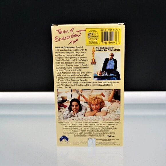 Terms of Endearment VHS 1996 Debra Winger Shirley MacLaine Jack Nicholson - Picture 3 of 4